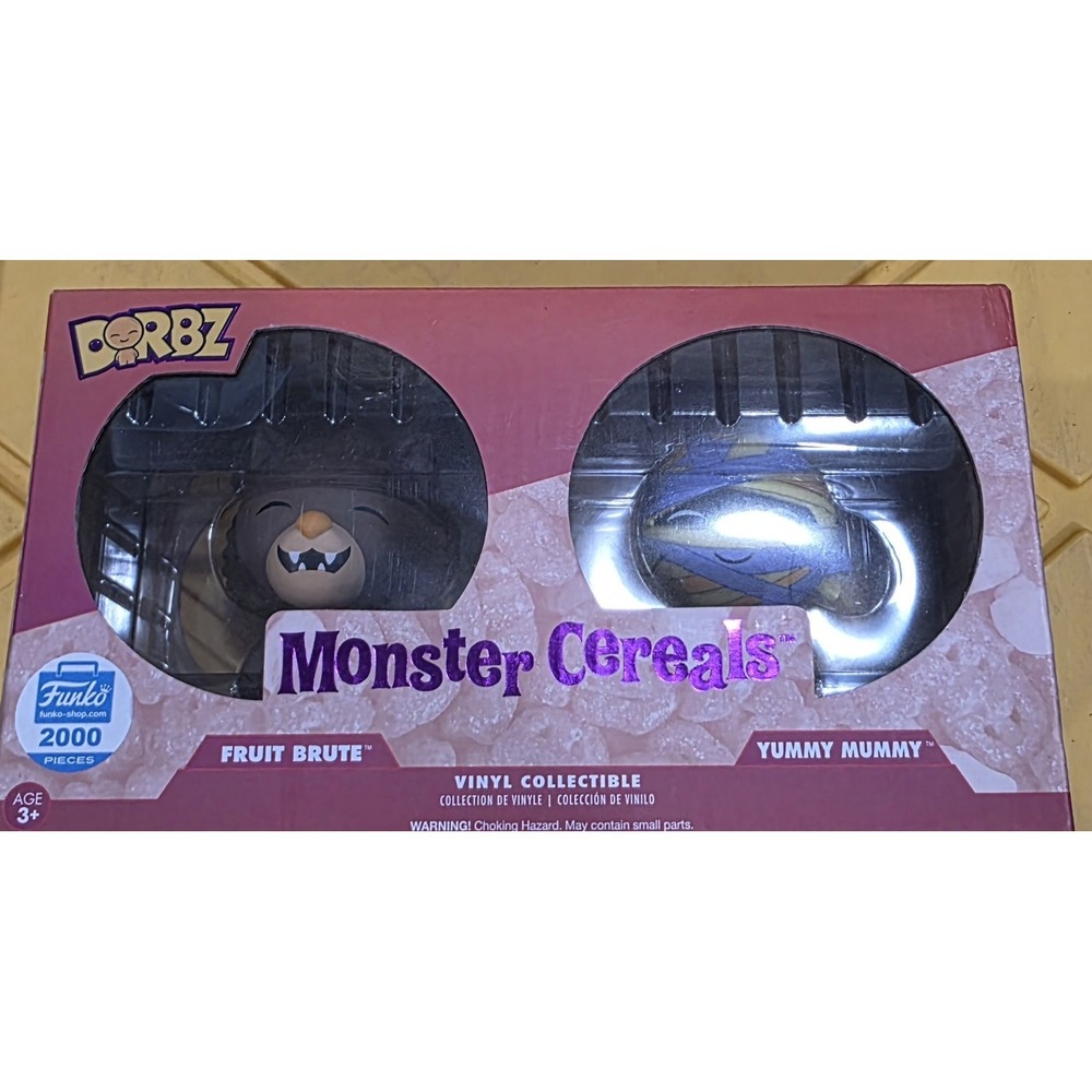NEW FUNKO SHOP Excl DORBZ Monster Cereals Fruit Brute&Yummy Mummy 2 Pack LE 2000
